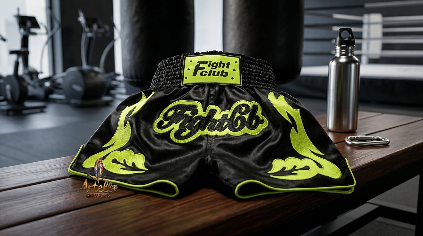 🥊 Muay Thai Shorts Kickboxing MMA Fight Shorts for Men Women Kids – Thai Boxing Training Gear, Breathable Quick Dry Martial Arts Combat Shorts