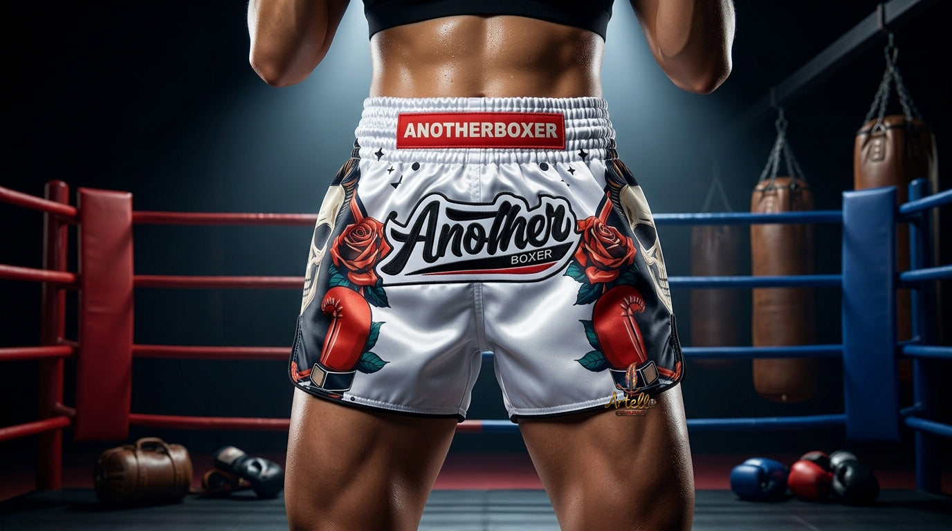 🥊 Muay Thai Shorts Kickboxing MMA Fight Shorts for Men Women Kids – Thai Boxing Training Gear, Breathable Quick Dry Martial Arts Combat Shorts