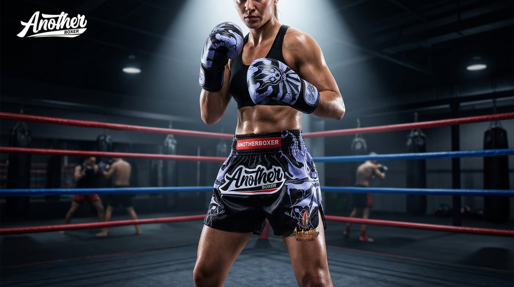 🥊 Muay Thai Shorts Kickboxing MMA Fight Shorts for Men Women Kids – Thai Boxing Training Gear, Breathable Quick Dry Martial Arts Combat Shorts