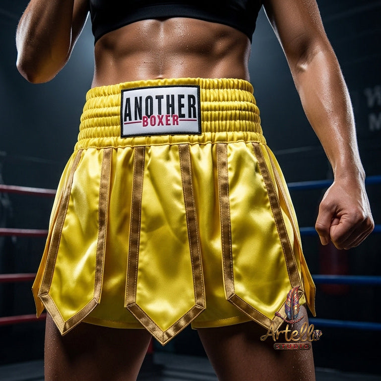 🥊 Muay Thai Shorts Kickboxing MMA Fight Shorts for Men Women Kids – Thai Boxing Training Gear, Breathable Quick Dry Martial Arts Combat Shorts