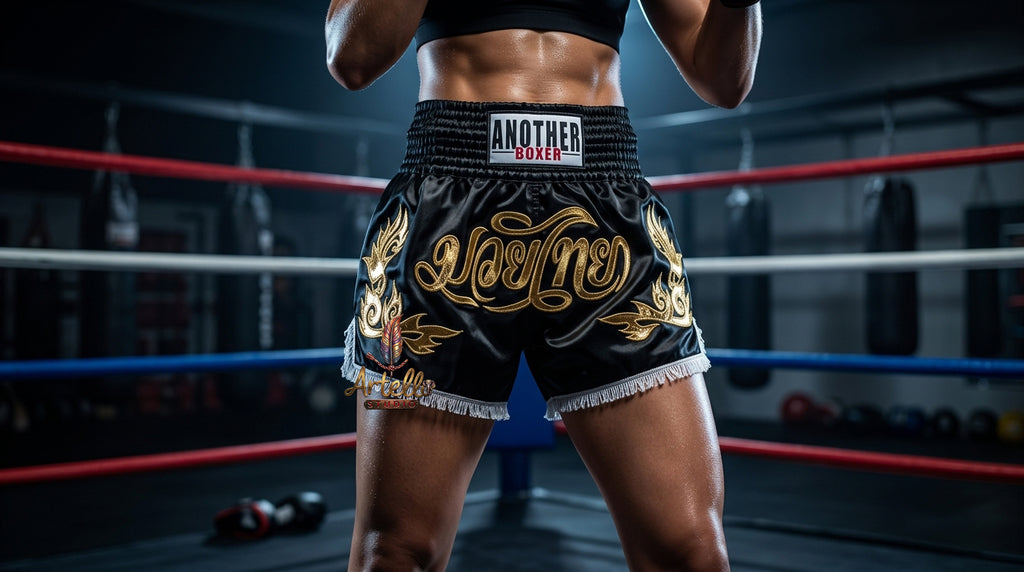 🥊 Muay Thai Shorts Kickboxing MMA Fight Shorts for Men Women Kids – Thai Boxing Training Gear, Breathable Quick Dry Martial Arts Combat Shorts