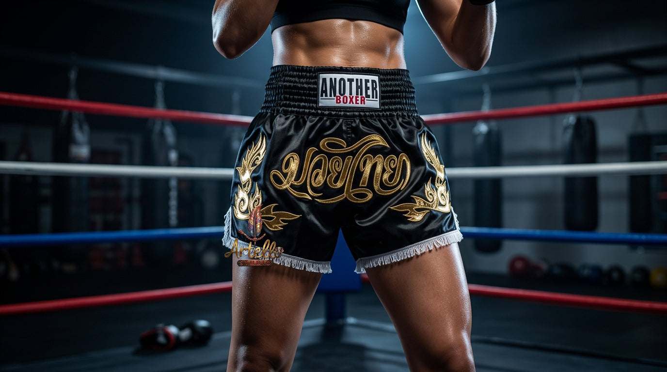 🥊 Muay Thai Shorts Kickboxing MMA Fight Shorts for Men Women Kids – Thai Boxing Training Gear, Breathable Quick Dry Martial Arts Combat Shorts