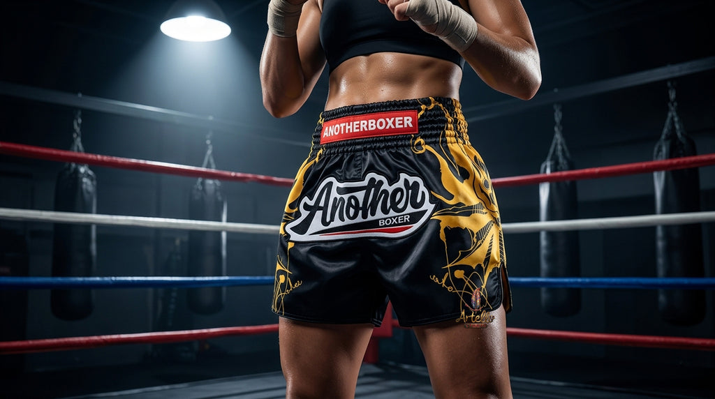 🥊 Muay Thai Shorts Kickboxing MMA Fight Shorts for Men Women Kids – Thai Boxing Training Gear, Breathable Quick Dry Martial Arts Combat Shorts