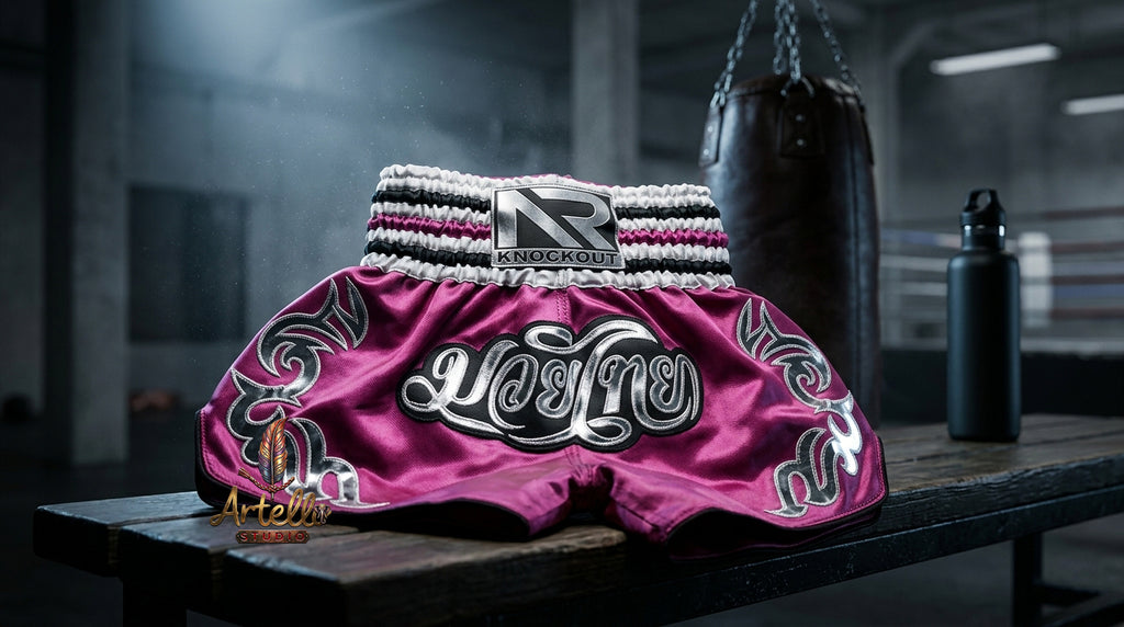 🥊 Muay Thai Shorts Kickboxing MMA Fight Shorts for Men Women Kids – Thai Boxing Training Gear, Breathable Quick Dry Martial Arts Combat Shorts