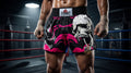 🥊 Muay Thai Shorts Kickboxing MMA Fight Shorts for Men Women Kids – Thai Boxing Training Gear, Breathable Quick Dry Martial Arts Combat Shorts