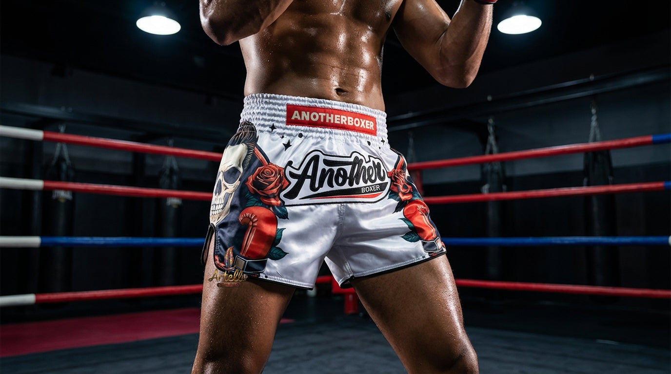 🥊 Muay Thai Shorts Kickboxing MMA Fight Shorts for Men Women Kids – Thai Boxing Training Gear, Breathable Quick Dry Martial Arts Combat Shorts