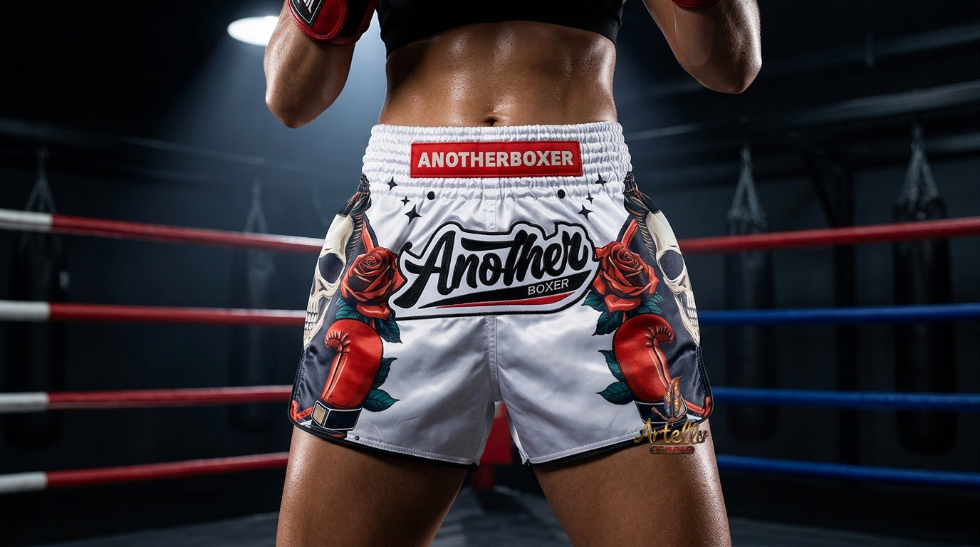 🥊 Muay Thai Shorts Kickboxing MMA Fight Shorts for Men Women Kids – Thai Boxing Training Gear, Breathable Quick Dry Martial Arts Combat Shorts