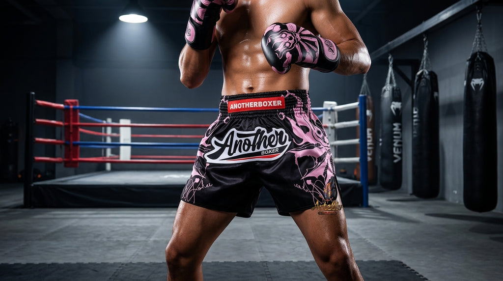 🥊 Muay Thai Shorts Kickboxing MMA Fight Shorts for Men Women Kids – Thai Boxing Training Gear, Breathable Quick Dry Martial Arts Combat Shorts