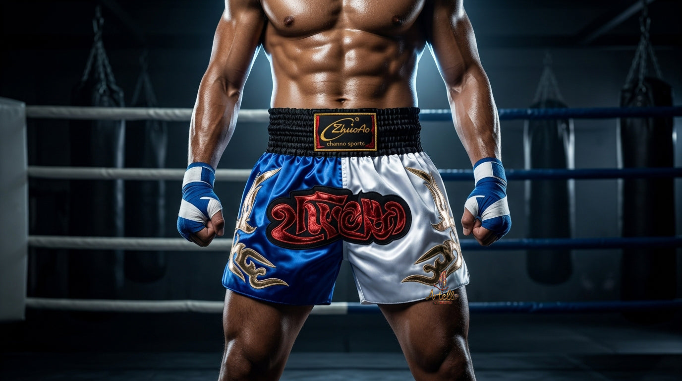 🥊 Muay Thai Shorts Kickboxing MMA Fight Shorts for Men Women Kids – Thai Boxing Training Gear, Breathable Quick Dry Martial Arts Combat Shorts