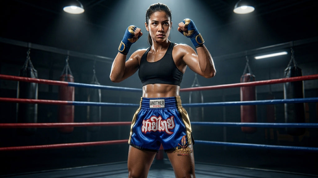 🥊 Muay Thai Shorts Kickboxing MMA Fight Shorts for Men Women Kids – Thai Boxing Training Gear, Breathable Quick Dry Martial Arts Combat Shorts