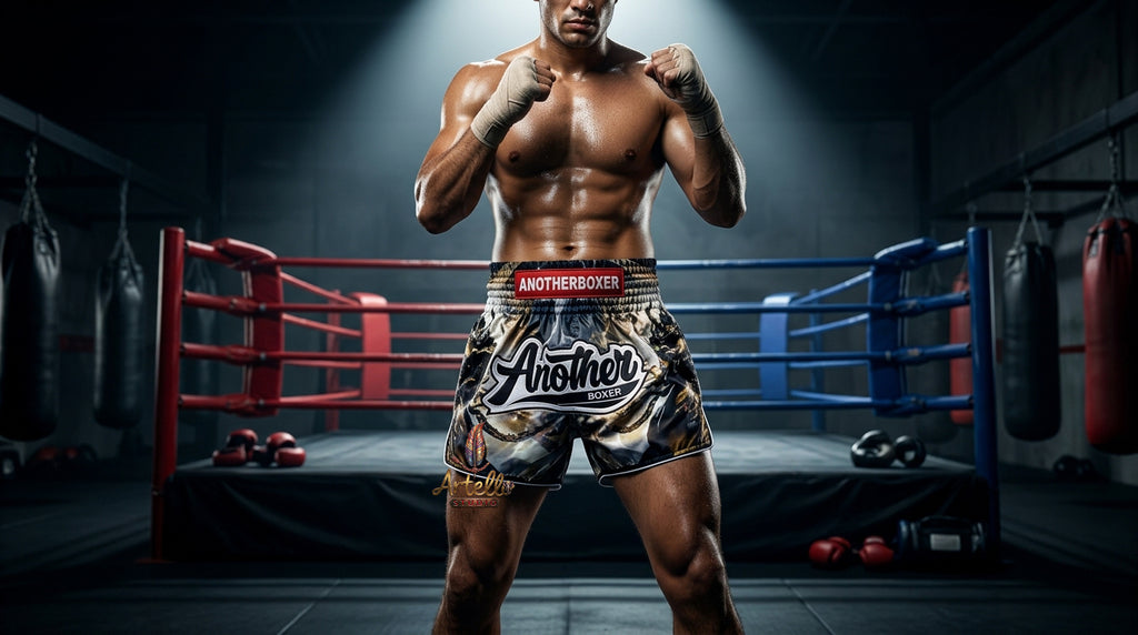🥊 Muay Thai Shorts Kickboxing MMA Fight Shorts for Men Women Kids – Thai Boxing Training Gear, Breathable Quick Dry Martial Arts Combat Shorts