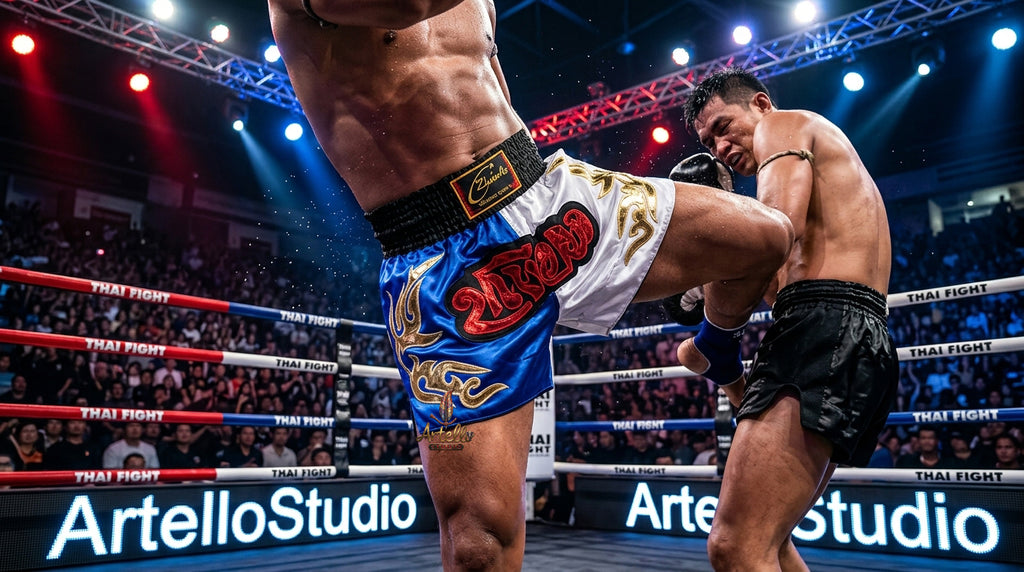 🥊 Muay Thai Shorts Kickboxing MMA Fight Shorts for Men Women Kids – Thai Boxing Training Gear, Breathable Quick Dry Martial Arts Combat Shorts