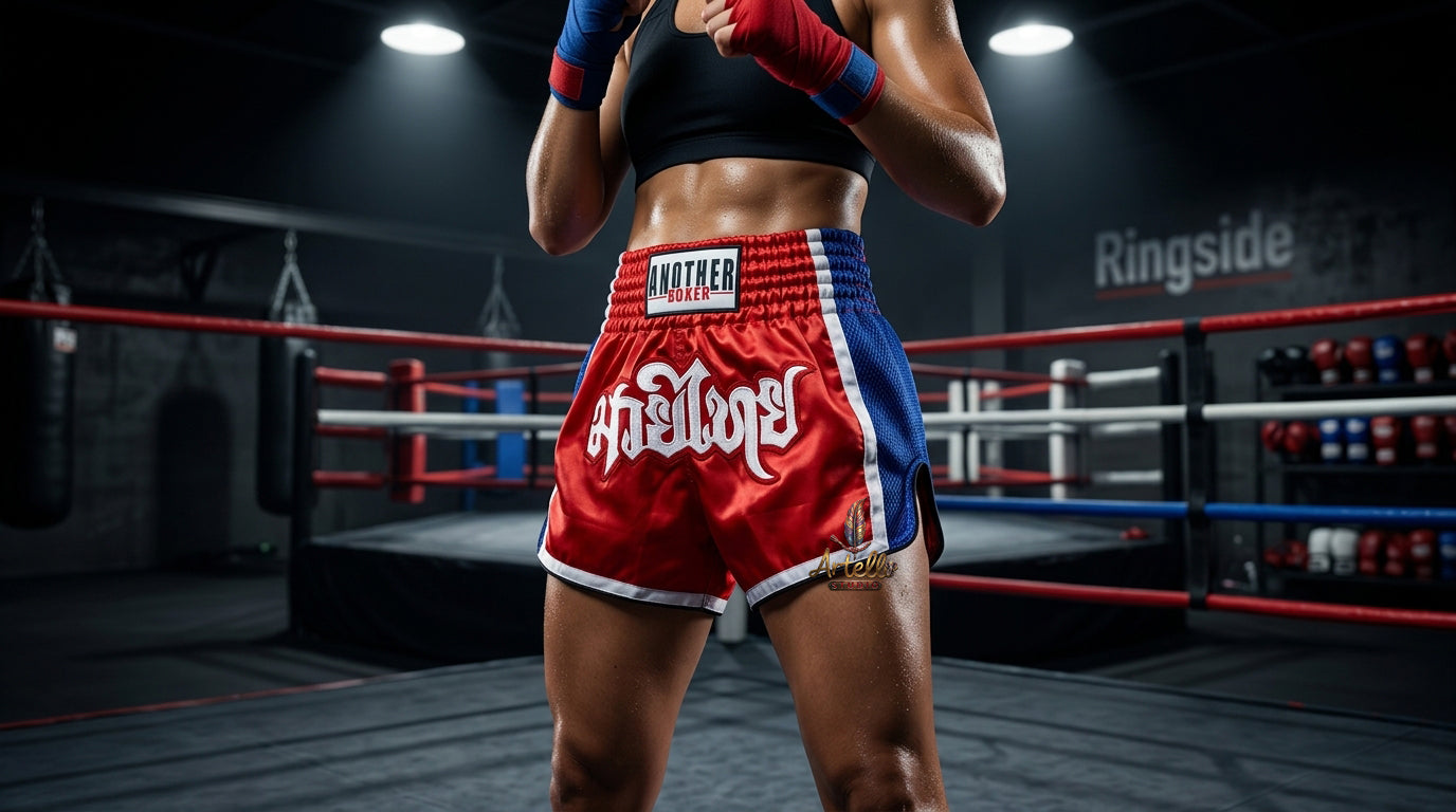 🥊 Muay Thai Shorts Kickboxing MMA Fight Shorts for Men Women Kids – Thai Boxing Training Gear, Breathable Quick Dry Martial Arts Combat Shorts