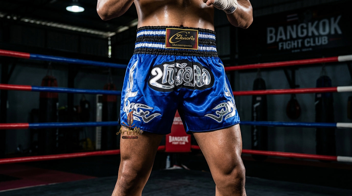 🥊 Muay Thai Shorts Kickboxing MMA Fight Shorts for Men Women Kids – Thai Boxing Training Gear, Breathable Quick Dry Martial Arts Combat Shorts