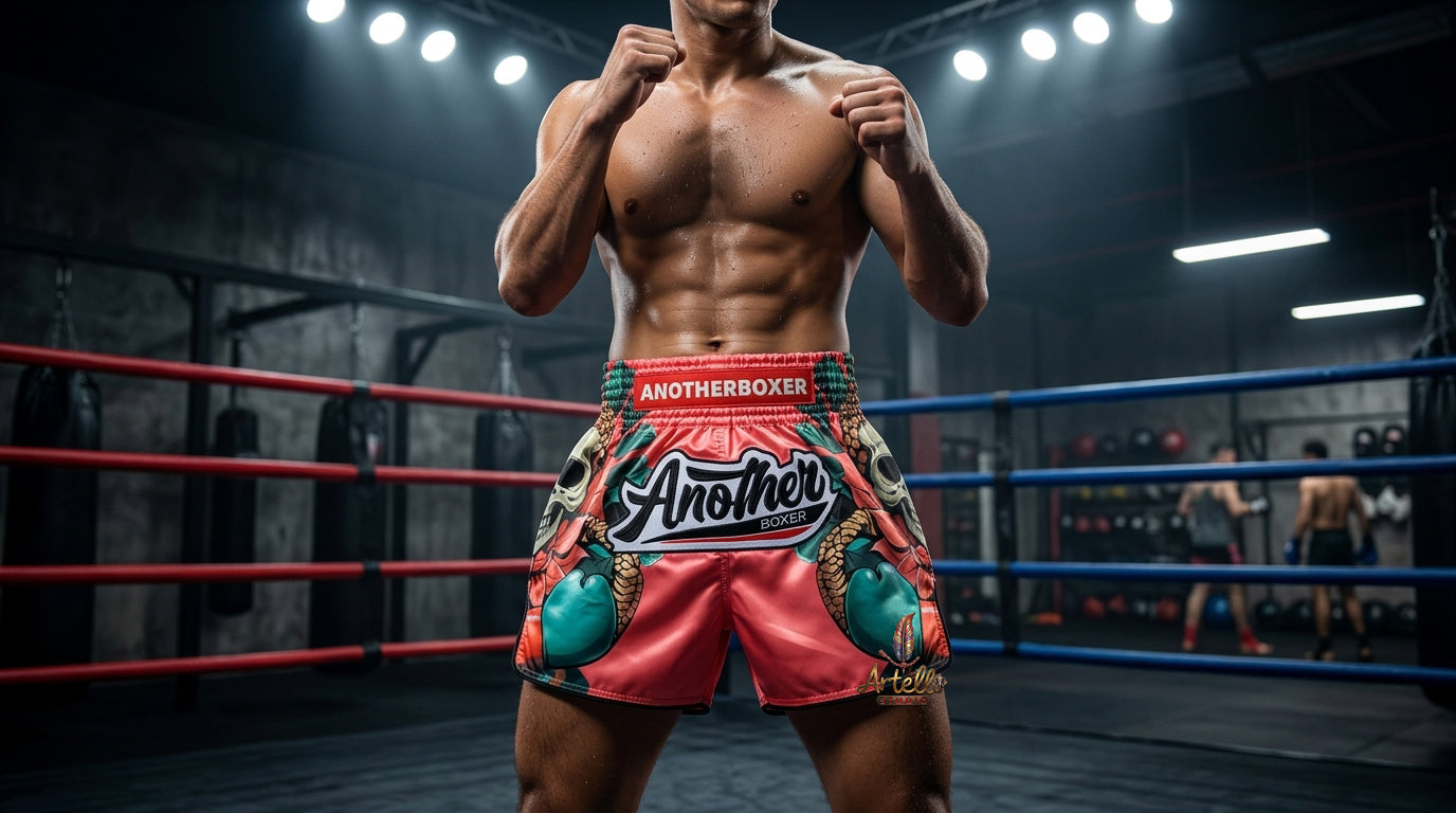 🥊 Muay Thai Shorts Kickboxing MMA Fight Shorts for Men Women Kids – Thai Boxing Training Gear, Breathable Quick Dry Martial Arts Combat Shorts