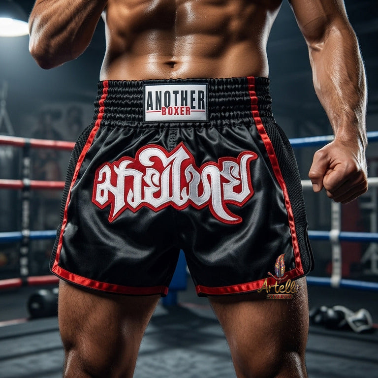 🥊 Muay Thai Shorts Kickboxing MMA Fight Shorts for Men Women Kids – Thai Boxing Training Gear, Breathable Quick Dry Martial Arts Combat Shorts