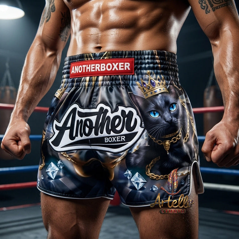 🥊 Muay Thai Shorts Kickboxing MMA Fight Shorts for Men Women Kids – Thai Boxing Training Gear, Breathable Quick Dry Martial Arts Combat Shorts