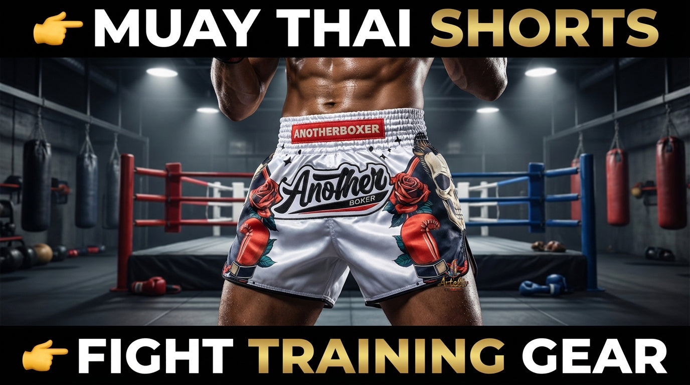 🥊 Muay Thai Shorts Kickboxing MMA Fight Shorts for Men Women Kids – Thai Boxing Training Gear, Breathable Quick Dry Martial Arts Combat Shorts