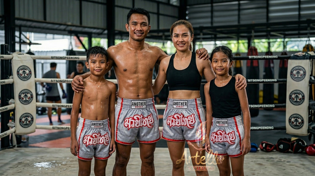 🥊 Muay Thai Shorts Kickboxing MMA Fight Shorts for Men Women Kids – Thai Boxing Training Gear, Breathable Quick Dry Martial Arts Combat Shorts