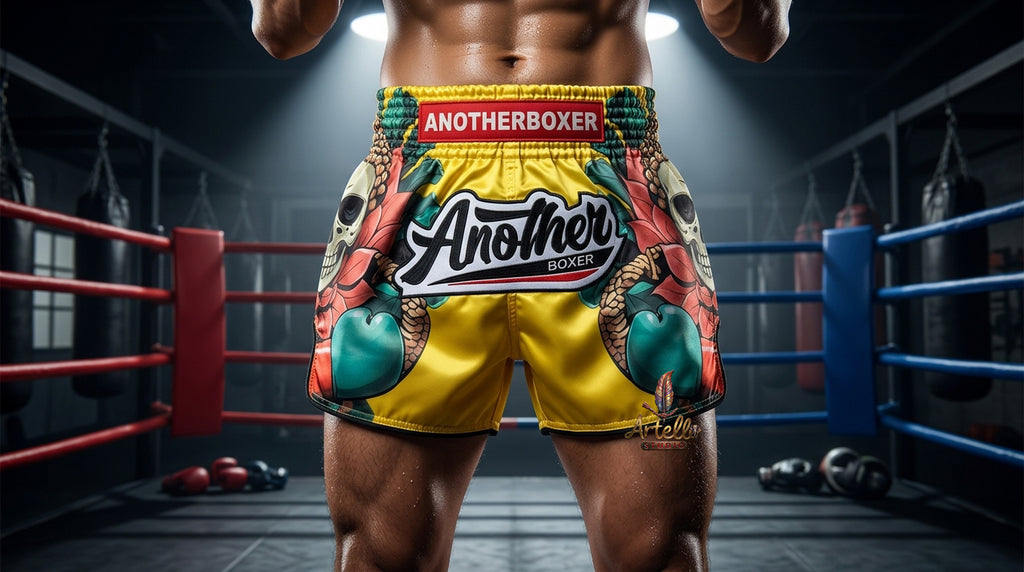 🥊 Muay Thai Shorts Kickboxing MMA Fight Shorts for Men Women Kids – Thai Boxing Training Gear, Breathable Quick Dry Martial Arts Combat Shorts