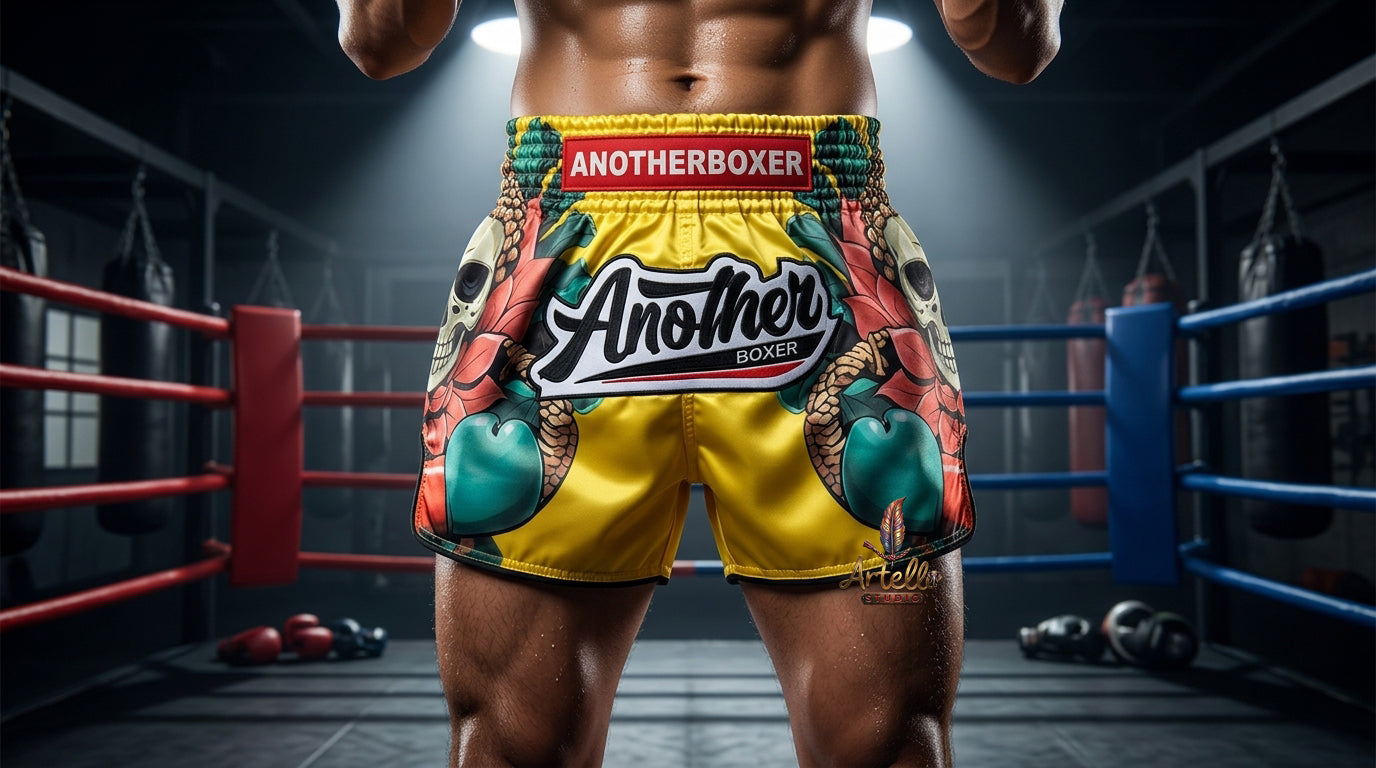🥊 Muay Thai Shorts Kickboxing MMA Fight Shorts for Men Women Kids – Thai Boxing Training Gear, Breathable Quick Dry Martial Arts Combat Shorts