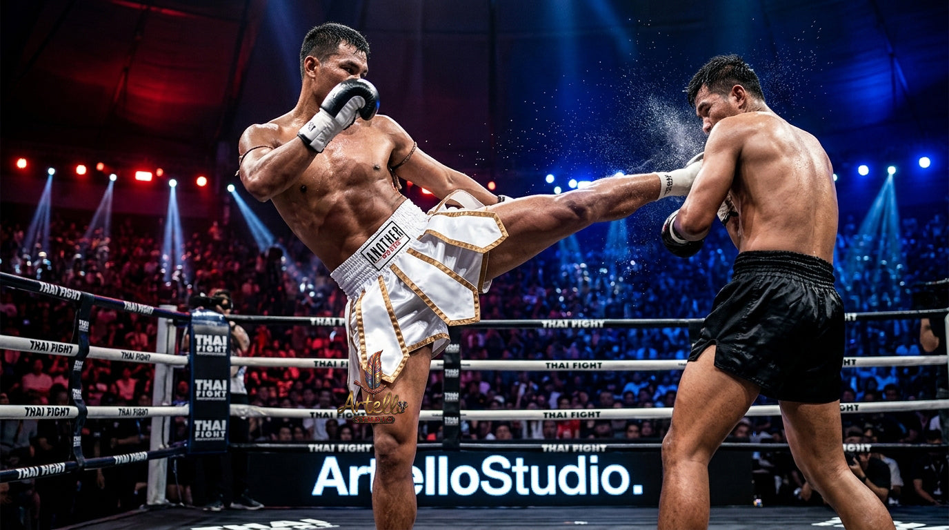 🥊 Muay Thai Shorts Kickboxing MMA Fight Shorts for Men Women Kids – Thai Boxing Training Gear, Breathable Quick Dry Martial Arts Combat Shorts
