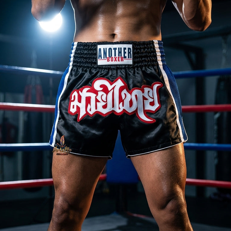 🥊 Muay Thai Shorts Kickboxing MMA Fight Shorts for Men Women Kids – Thai Boxing Training Gear, Breathable Quick Dry Martial Arts Combat Shorts