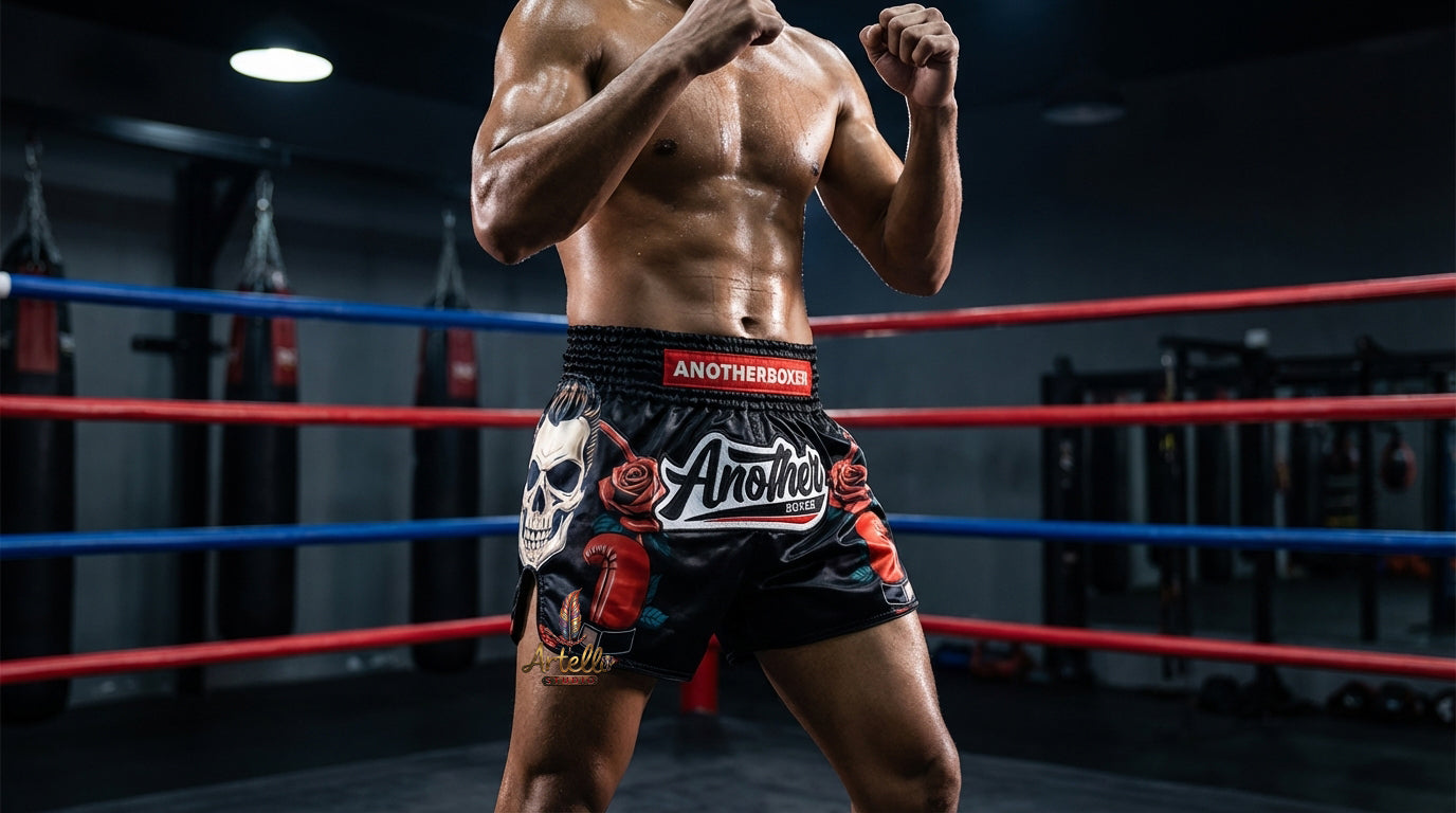 🥊 Muay Thai Shorts Kickboxing MMA Fight Shorts for Men Women Kids – Thai Boxing Training Gear, Breathable Quick Dry Martial Arts Combat Shorts
