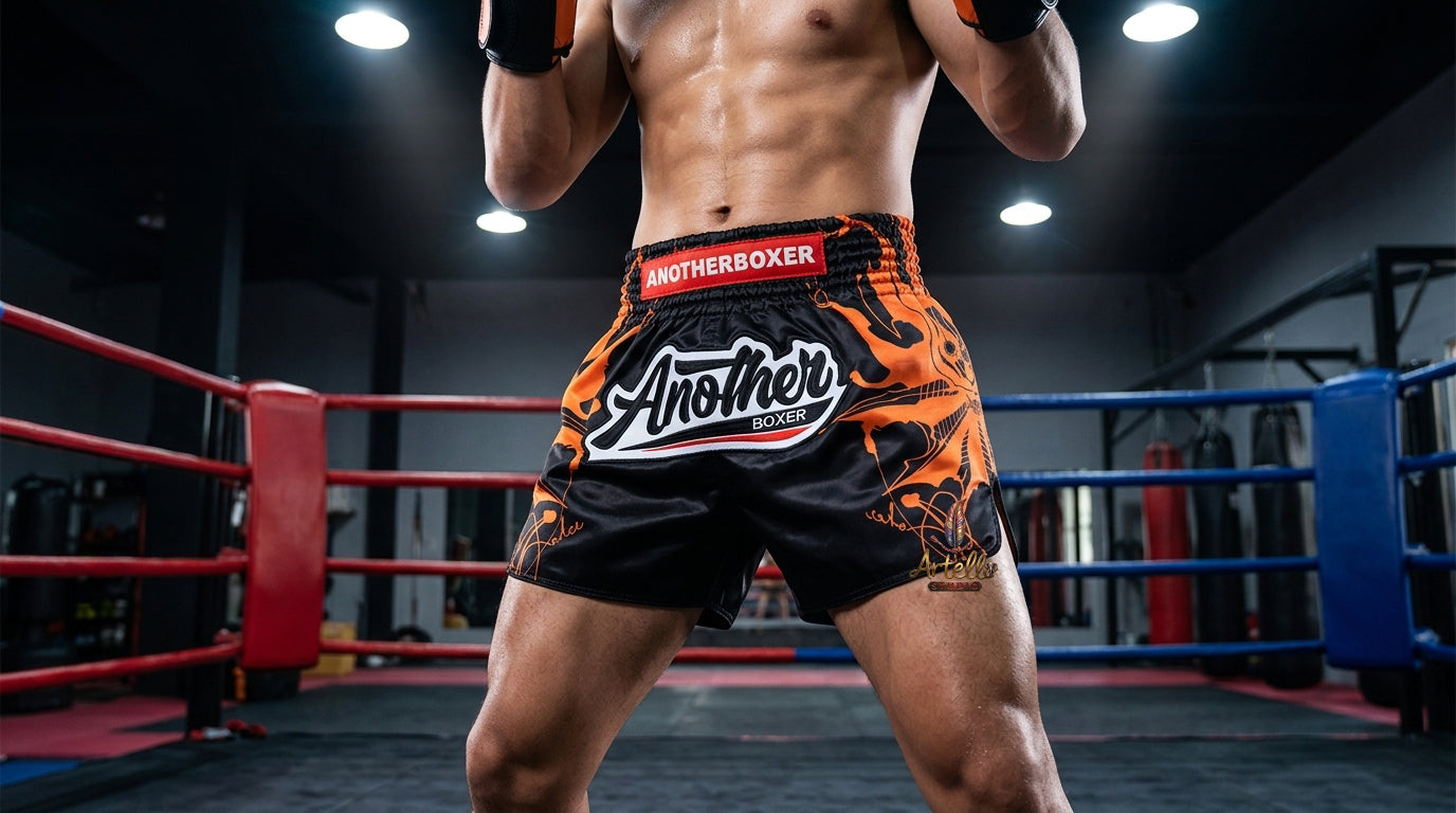 🥊 Muay Thai Shorts Kickboxing MMA Fight Shorts for Men Women Kids – Thai Boxing Training Gear, Breathable Quick Dry Martial Arts Combat Shorts