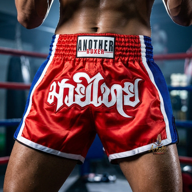 🥊 Muay Thai Shorts Kickboxing MMA Fight Shorts for Men Women Kids – Thai Boxing Training Gear, Breathable Quick Dry Martial Arts Combat Shorts