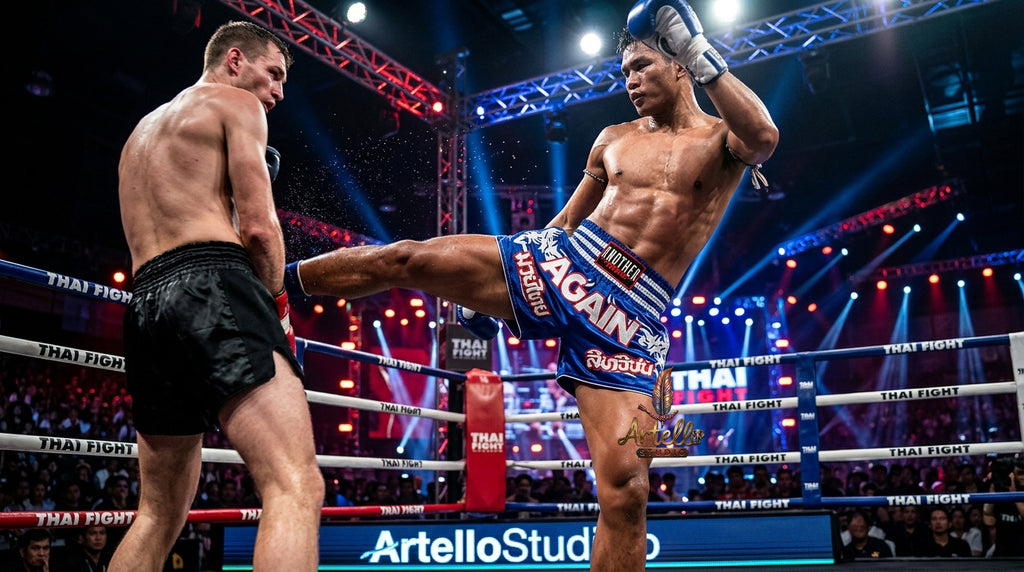 🥊 Muay Thai Shorts Kickboxing MMA Fight Shorts for Men Women Kids – Thai Boxing Training Gear, Breathable Quick Dry Martial Arts Combat Shorts