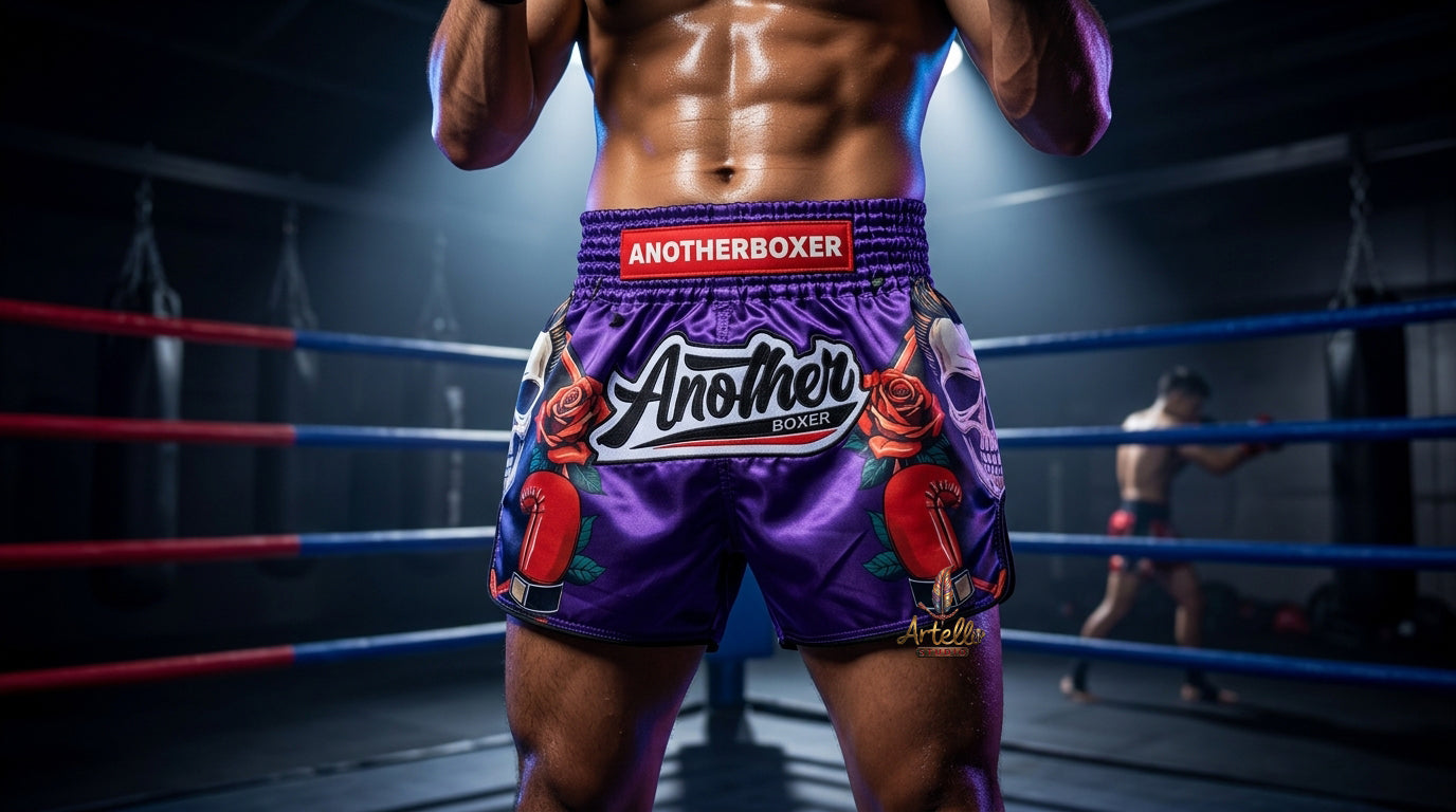 🥊 Muay Thai Shorts Kickboxing MMA Fight Shorts for Men Women Kids – Thai Boxing Training Gear, Breathable Quick Dry Martial Arts Combat Shorts