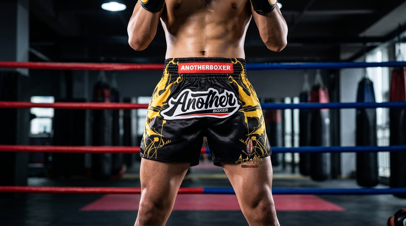 🥊 Muay Thai Shorts Kickboxing MMA Fight Shorts for Men Women Kids – Thai Boxing Training Gear, Breathable Quick Dry Martial Arts Combat Shorts