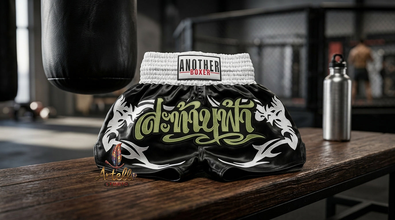 🥊 Muay Thai Shorts Kickboxing MMA Fight Shorts for Men Women Kids – Thai Boxing Training Gear, Breathable Quick Dry Martial Arts Combat Shorts