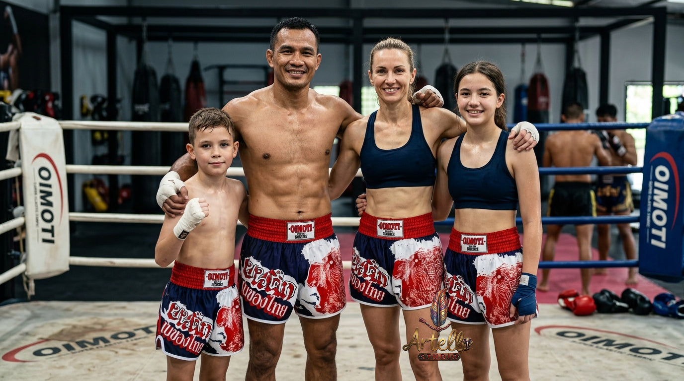 🥊 Muay Thai Shorts Kickboxing MMA Fight Shorts for Men Women Kids – Thai Boxing Training Gear, Breathable Quick Dry Martial Arts Combat Shorts