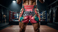 🥊 Muay Thai Shorts Kickboxing MMA Fight Shorts for Men Women Kids – Thai Boxing Training Gear, Breathable Quick Dry Martial Arts Combat Shorts