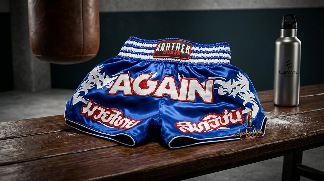 🥊 Muay Thai Shorts Kickboxing MMA Fight Shorts for Men Women Kids – Thai Boxing Training Gear, Breathable Quick Dry Martial Arts Combat Shorts