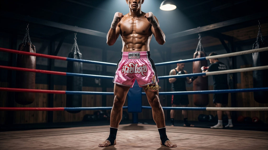 🥊 Muay Thai Shorts Kickboxing MMA Fight Shorts for Men Women Kids – Thai Boxing Training Gear, Breathable Quick Dry Martial Arts Combat Shorts