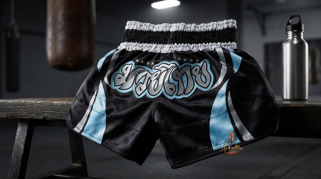 🥊 Muay Thai Shorts Kickboxing MMA Fight Shorts for Men Women Kids – Thai Boxing Training Gear, Breathable Quick Dry Martial Arts Combat Shorts