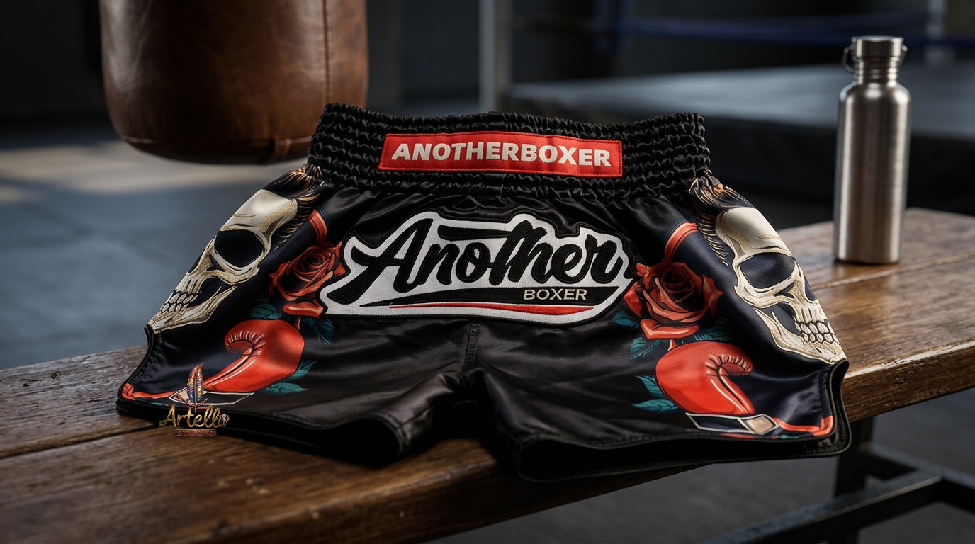 🥊 Muay Thai Shorts Kickboxing MMA Fight Shorts for Men Women Kids – Thai Boxing Training Gear, Breathable Quick Dry Martial Arts Combat Shorts