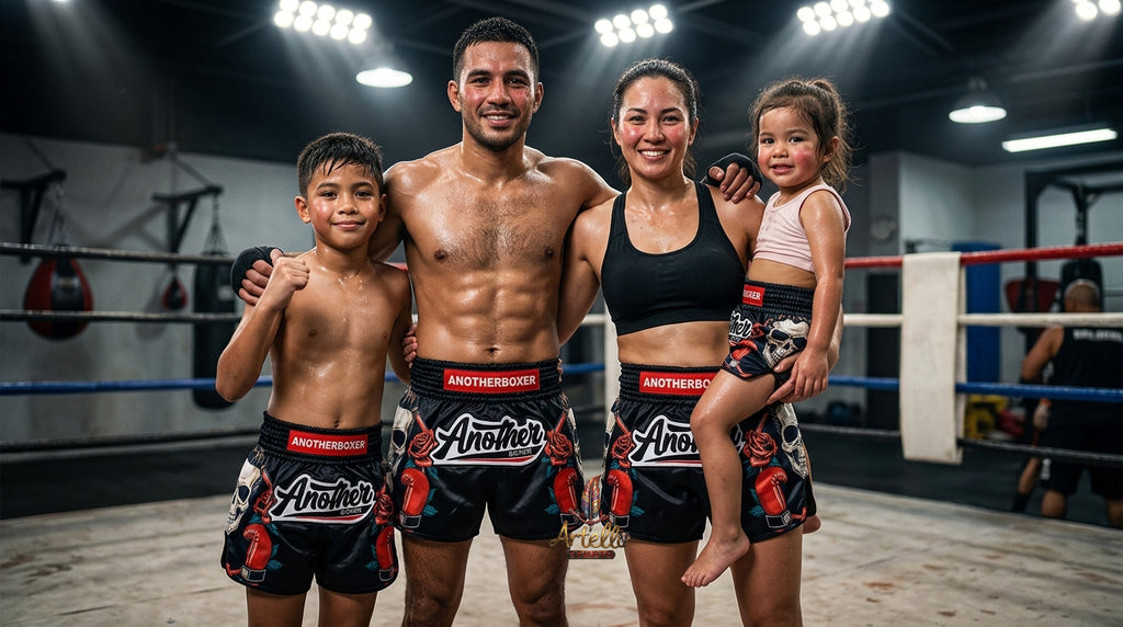 🥊 Muay Thai Shorts Kickboxing MMA Fight Shorts for Men Women Kids – Thai Boxing Training Gear, Breathable Quick Dry Martial Arts Combat Shorts