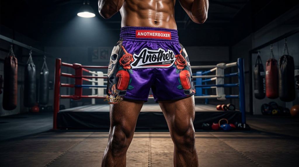 🥊 Muay Thai Shorts Kickboxing MMA Fight Shorts for Men Women Kids – Thai Boxing Training Gear, Breathable Quick Dry Martial Arts Combat Shorts