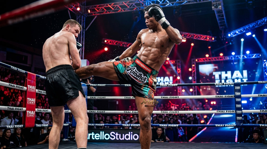 🥊 Muay Thai Shorts Kickboxing MMA Fight Shorts for Men Women Kids – Thai Boxing Training Gear, Breathable Quick Dry Martial Arts Combat Shorts