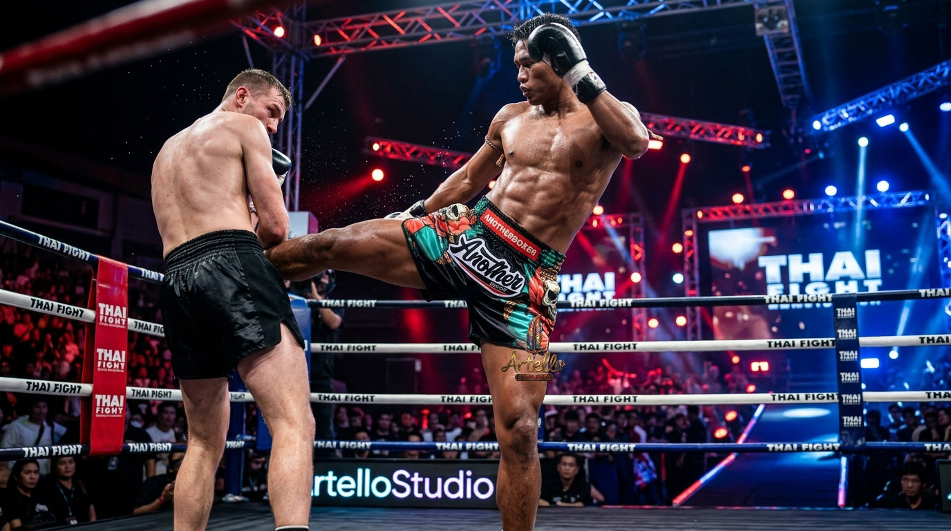 🥊 Muay Thai Shorts Kickboxing MMA Fight Shorts for Men Women Kids – Thai Boxing Training Gear, Breathable Quick Dry Martial Arts Combat Shorts