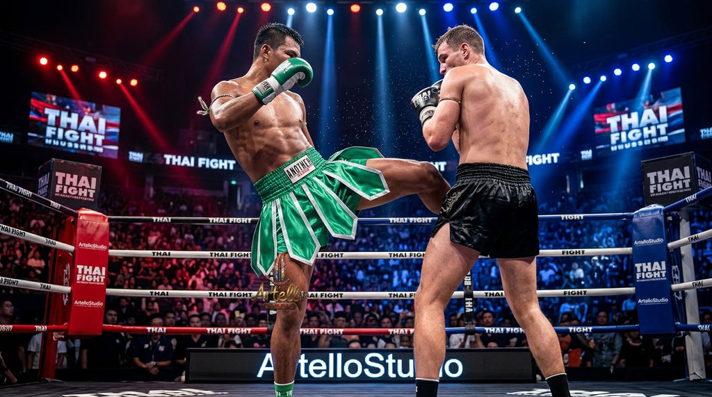 🥊 Muay Thai Shorts Kickboxing MMA Fight Shorts for Men Women Kids – Thai Boxing Training Gear, Breathable Quick Dry Martial Arts Combat Shorts