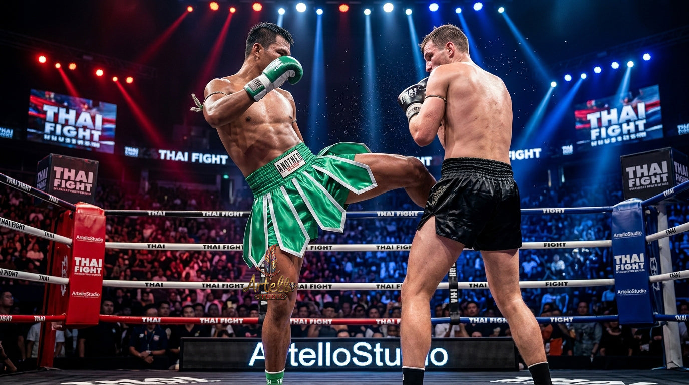 🥊 Muay Thai Shorts Kickboxing MMA Fight Shorts for Men Women Kids – Thai Boxing Training Gear, Breathable Quick Dry Martial Arts Combat Shorts