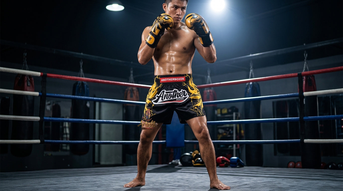 🥊 Muay Thai Shorts Kickboxing MMA Fight Shorts for Men Women Kids – Thai Boxing Training Gear, Breathable Quick Dry Martial Arts Combat Shorts