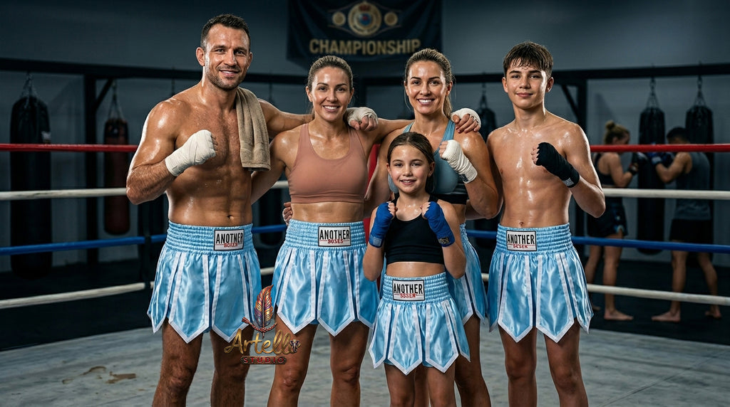 🥊 Muay Thai Shorts Kickboxing MMA Fight Shorts for Men Women Kids – Thai Boxing Training Gear, Breathable Quick Dry Martial Arts Combat Shorts
