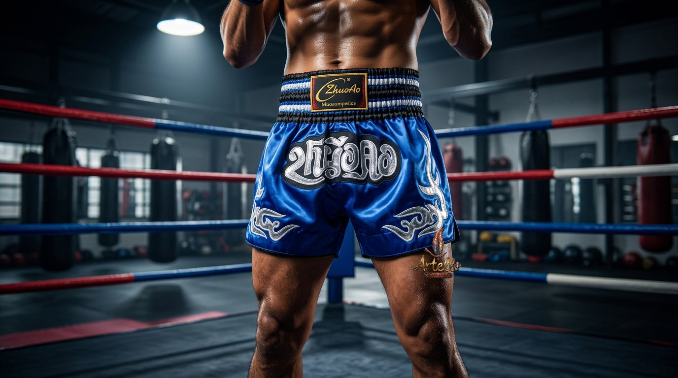 🥊 Muay Thai Shorts Kickboxing MMA Fight Shorts for Men Women Kids – Thai Boxing Training Gear, Breathable Quick Dry Martial Arts Combat Shorts