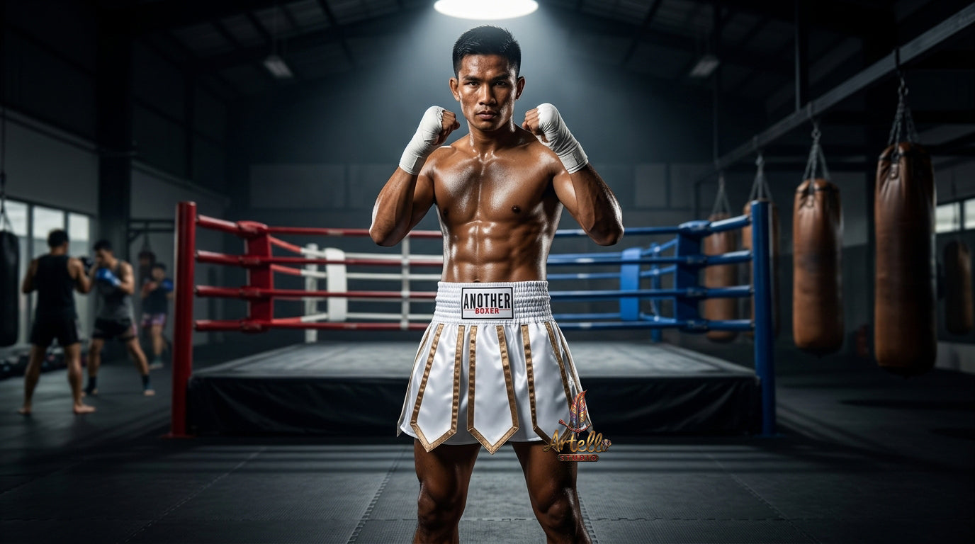🥊 Muay Thai Shorts Kickboxing MMA Fight Shorts for Men Women Kids – Thai Boxing Training Gear, Breathable Quick Dry Martial Arts Combat Shorts